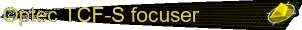 Optec TCF-S focuser